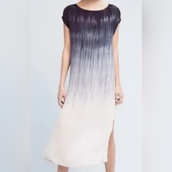 Anthropologie Cloth & Stone Dip Dye Tunic Dress D2 - Picture 1 of 12